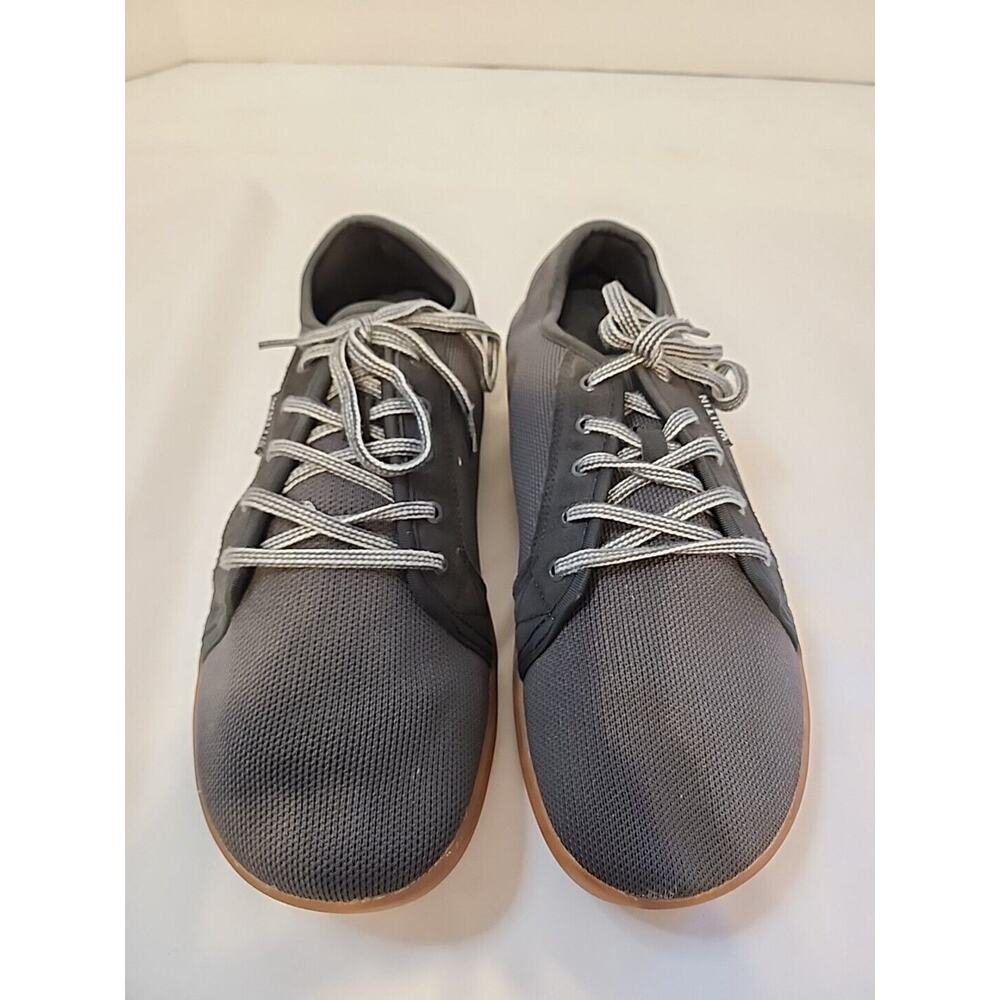 Whitin Minimalist Gray Knit Barefoot Sneaker Shoe LaceUp W81 Mens 14/EU 47 Wide